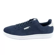Buty sportowe męskie - Buty Puma Smash Perf M 364890 04 białe granatowe - miniaturka - grafika 1