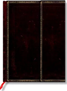 Paperblanks Notatnik Midi Black Moroccan Wrap w linie - Paperblanks - Szkolne artykuły papiernicze - miniaturka - grafika 1