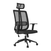 Fotele i krzesła biurowe - ACTIVESHOP FOTEL BIUROWY MAX COMFORT 5H CZARNY 133338 [15314344] - miniaturka - grafika 1