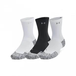 Skarpetki treningowe uniseks (3-pack) Under Armour Unisex UA Ad Pro 3pk Mid - multikolor - Skarpetki męskie - miniaturka - grafika 1