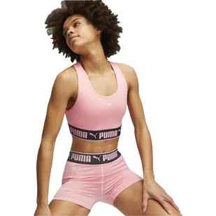 Stanik fitness cardio PUMA Mid Impact Puma Strong PM - Bielizna sportowa damska - miniaturka - grafika 1