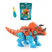Figurki dla dzieci - Woopie Figurka Woopie Dinozaur do skręcania Triceratops + Śrubokręt 5904326941069 - miniaturka - grafika 1