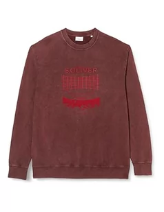 s.Oliver Sales GmbH & Co. KG/s.Oliver Bluza męska z nadrukiem z przodu, fioletowy, 5XL - Bluzy męskie - miniaturka - grafika 1