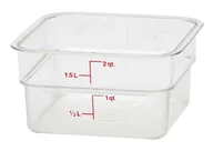Pojemniki kuchenne - Pojemnik z poliwęglanu 185x185x100 mm 1,9 l CAMBRO, 2SFSCW135 - miniaturka - grafika 1