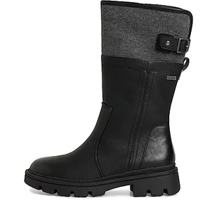Jana Softline 8-26662-41 damskie wygodne szerokie buty wodoodporne antypoślizgowe ciepłe wyściełane botki, czarny, 40 EU Weit - Botki damskie - miniaturka - grafika 1