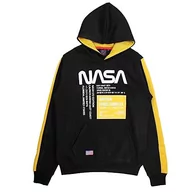 Swetry męskie - Nasa Sweter Męski, czarny, XL - miniaturka - grafika 1