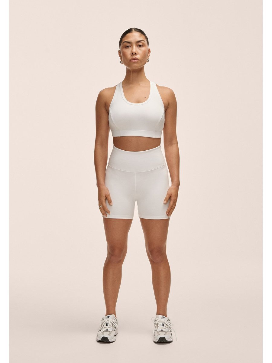 Legginsy damskie Casall Grace High Waist Hot Pant biały M