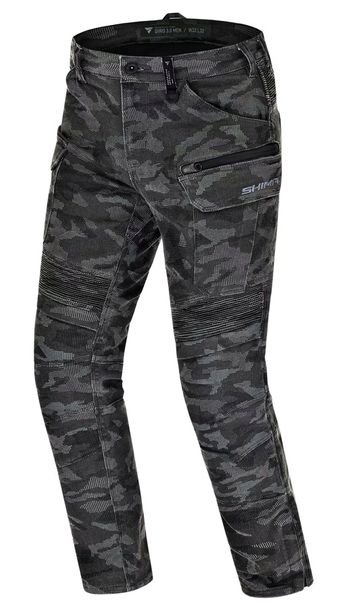 SHIMA GIRO 3.0 Camo Spodnie Motocyklowe Jeans Męskie Miejskie Naked r.38/34