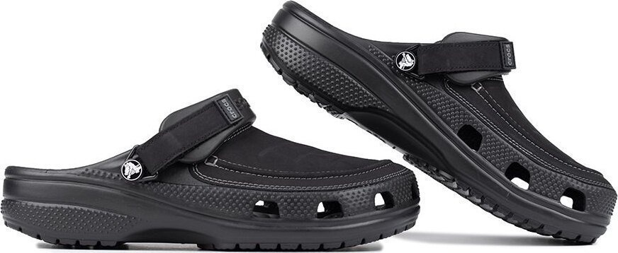 Crocs Chodaki sandały klapki męskie Crocs Yukon Vista II LR Clog czarne 207689 0DD 45-46