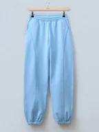 Spodnie damskie - LeGer Spodnie dresowe "Nora" w kolorze błękitnym - miniaturka - grafika 1