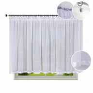 Firany - FIRANA GOTOWA WOAL 500x160 FIRANY FIRANKA BIAŁA - miniaturka - grafika 1