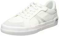 Trampki damskie - Lacoste Damskie trampki L004, Wht/Wht, 10 UK - miniaturka - grafika 1