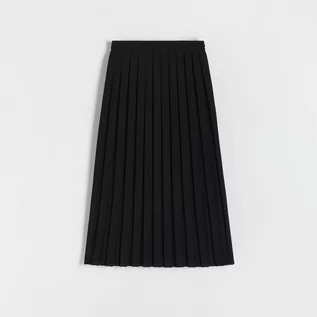 Spódnice - Reserved - Plisowana spódnica - Czarny - grafika 1