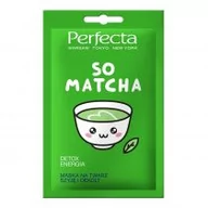 Maseczki do twarzy - Perfecta So Matcha maska na twarz szyję i dekolt detox & energia 10ml 99725-uniw - miniaturka - grafika 1