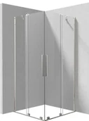 Kabiny prysznicowe - Deante Kabina Prysznicowa Prizma 100X100 Kwadratowa Chrom Transparentne Kpn0P10P10 - miniaturka - grafika 1