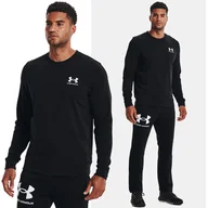 Bluzy męskie - Bluza fitness męska UNDER ARMOUR Rival Terry Crew - miniaturka - grafika 1