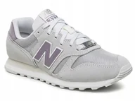 Buty sportowe damskie - Buty damskie New Balance 373 WL373OG2 skóra szare sportowe 41 - miniaturka - grafika 1