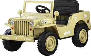 Jokomisiada Wojskowe Auto na akumulator Willys 4x4 + pilot - Pojazdy elektryczne dla dzieci Jokomisiada Wojskowe Auto na akumulator Willys 4x4 + pilot - Pojazdy elektryczne dla dzieci - miniaturka - grafika 1