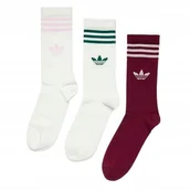Skarpetki damskie - SKARPETY DZIECIĘCE ADIDAS CREW SOCKS 3 PACK - miniaturka - grafika 1