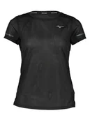 Koszulki sportowe damskie - Mizuno Koszulka funkcyjna "DryAeroFlow" w kolorze czarnym - miniaturka - grafika 1