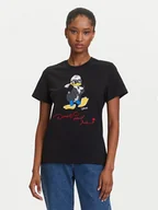 Koszulki i topy damskie - KARL LAGERFELD T-Shirt A3W17090 Czarny Regular Fit - miniaturka - grafika 1