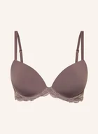 Biustonosze - Calvin Klein Biustonosz Usztywniany Sensual Stretch Love braun - miniaturka - grafika 1