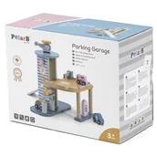 Mały majsterkowicz - Viga TOYS PolarB Parking Garaż z Helikopterem i samochodzikami 44029 - miniaturka - grafika 1