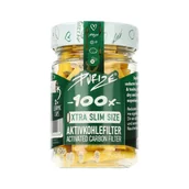 Trafika - Filtry węglowe Purize XTRA Slim Yellow 100 szt. śr. 6 mm - miniaturka - grafika 1