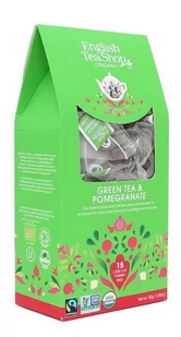 ENGLISH TEA SHOP Zielona herbata English Tea Shop Green Tea & Pomegranate 15x2g 6552-uniw - Herbata - miniaturka - grafika 1