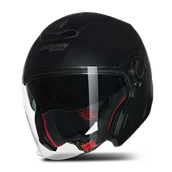 Kaski motocyklowe - Kask Otwarty Nolan N40-5 Matowy CzarnyL - miniaturka - grafika 1