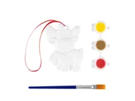 Bombki - Bombka gipsowa Renifer do malowania DIY - miniaturka - grafika 1