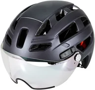 Kaski rowerowe - UVEX Finale Visor Vario Kask, niebieski 56-61cm 2022 Kaski miejskie i trekkingowe S4109770317 - miniaturka - grafika 1