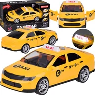 Samochody i pojazdy dla dzieci - Jokomisiada Taxi autko taksówka dźwięk światło otwierane drzwi ZA5220 - miniaturka - grafika 1