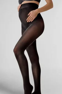 Hunkemöller Ciążowe Rajstopy 40 Den Velvet Touch Czarny - Rajstopy - miniaturka - grafika 1