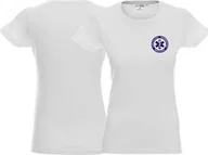 Odzież robocza - Promostars LPP - Koszulka damska PRM PAŃSTWOWE RATOWNICTWO MEDYCZNE biała - miniaturka - grafika 1