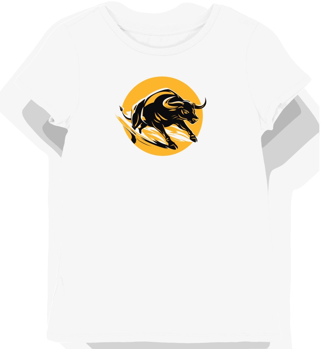 Koszulka damska biała z eleganckim motywem byka motoru XXL