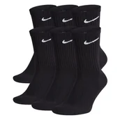 Skarpetki damskie - Nike Skarpety Unisex Adult Everyday Cushioned (zestaw 6 Sztuk) (34/38 / Czarny) - miniaturka - grafika 1
