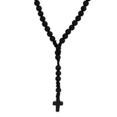 Naszyjniki - Naszyjnik różaniec mały krzyżyk (C15/ROZ/38RU) - miniaturka - grafika 1
