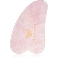 Rollery do masażu - Crystallove Crystallove Płytka do Masażu Twarzy Gua Sha z Kwarcu Różowego Gładka Oczyszcza z toksyn, poprawia krążenie 1 szt. - miniaturka - grafika 1
