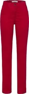 Spodnie damskie - BRAX Damskie spodnie Carola wysokiej jakości bawełniane satynowe, Salsa, 34W / 32L - miniaturka - grafika 1