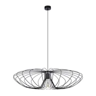 Lampy sufitowe - Kaja Tizi lampa wisząca 1x60W czarna K-3409 - miniaturka - grafika 1