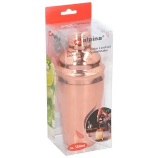 Shaker ALPINA 1060637 Różowe złoto (550 ml) - Shakery barmańskie - miniaturka - grafika 1