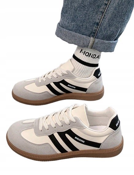 SHEIN TRAMPKI DAMSKIE NISKIE SZNUROWANE CASUAL 37,5 11EB