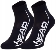 Skarpetki męskie - Head Skarpetki Skarpety Quarter Czarne 39-42 2szt - miniaturka - grafika 1