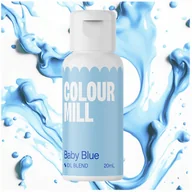 Dodatki do ciast w proszku - BARWNIK OLEJOWY DO MAS TŁUSTYCH KREMÓW CZEKOLADY NIEBIESKI colour mill 20ml - miniaturka - grafika 1
