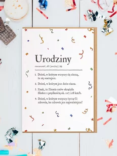 Karnet Urodziny - Definicja - Kartki okolicznościowe i zaproszenia - miniaturka - grafika 1