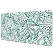 Podkładki na biurko - Podkładka mata ochrona biurka Wodne Liście 90x45cm - miniaturka - grafika 1