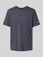 Koszulki męskie - T-shirt z wyhaftowanym logo - miniaturka - grafika 1