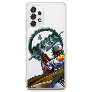 ERT GROUP etui na telefon Samsung A32 4G LTE, case oryginalny i oficjalnie licencjonowany przez Star Wars, wzór Boba Fett 002, optymalnie dopasowane, plecki z TPU częściowo przeźroczyste - Etui i futerały do telefonów - miniaturka - grafika 1