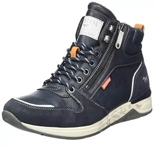 Mustang Męskie buty sznurowane 4183-501, granatowe, 45 EU - Półbuty męskie - miniaturka - grafika 1